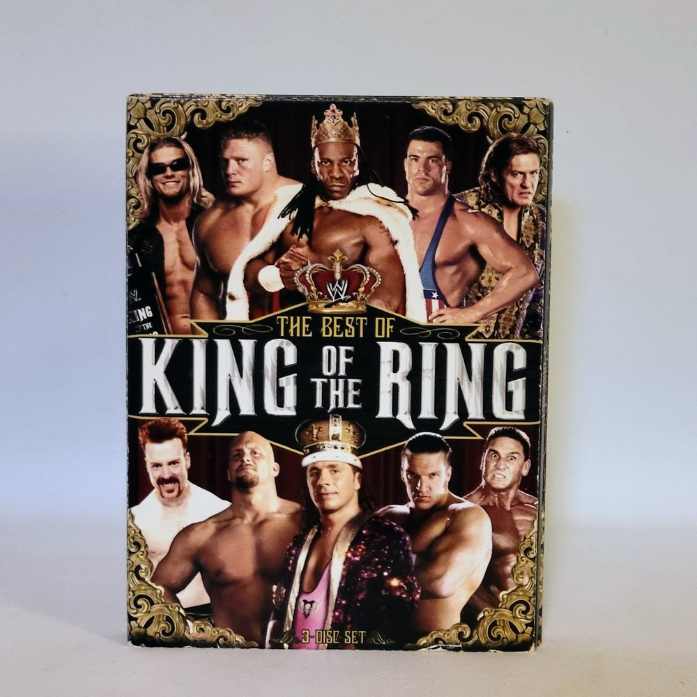 WWE The Best Of King Of The Ring Wrestling 3 Disc DVD Set. Preowned.